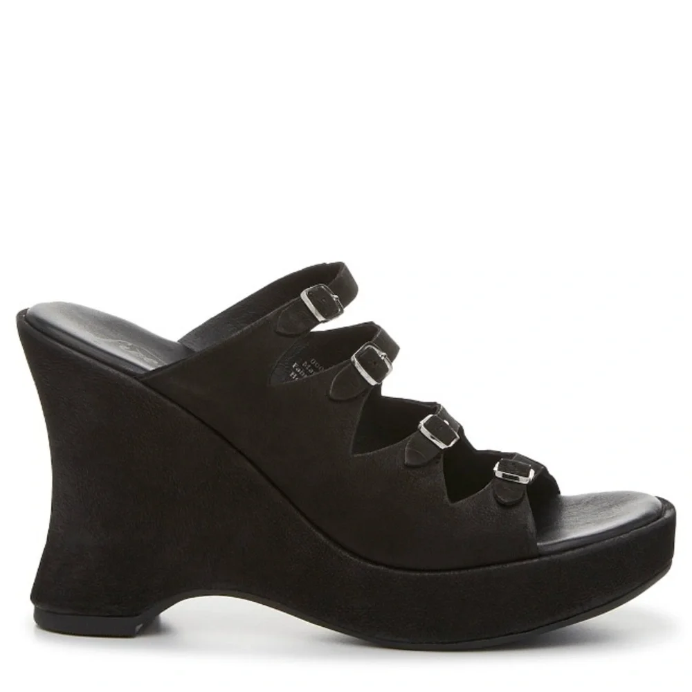 Free People Black Sandals Size 10 - Picture 5 of 15